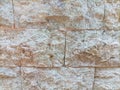 Unique travertine stone wall pattern Royalty Free Stock Photo