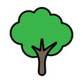 Unique tree icon