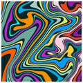 Unique trendy paint stone waves. abstract colorful background made in old school psychedelic style. abstract psychedelic liquid ba Royalty Free Stock Photo