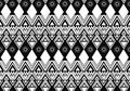 Unique tribal hand drawn Maori style seamless pattern motifs colorful design vector ready for fashion textile print Royalty Free Stock Photo