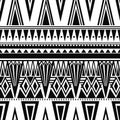 Unique tribal hand drawn navajo seamless pattern motifs colorful design vector ready for fashion textile print