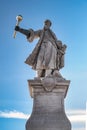 square and monument to stefan czarniecki tykocin podlasie poland Royalty Free Stock Photo