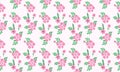 Unique valentine floral pattern Background, with beautiful leaf and floral design