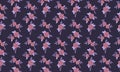 Unique valentine Pattern background, with elegant flower and leaf design