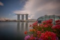 Unique View of the famous Marina Bay Sand