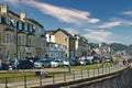 Unique view of the Filey town in North Yorkshire