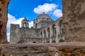 Unique View of Historic Mission San Jose in San Antonio, Texas. Royalty Free Stock Photo