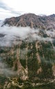 Unique view of McGowan Peak in the Sawtooth mountains of Idaho