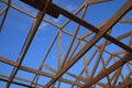 Unique View - Wood Trusses