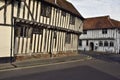 Lavenham UK.Old Houses Royalty Free Stock Photo