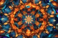 Unique Visual Masterpiece Abstract Art Kaleidoscope image generated by Ai