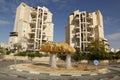 Unique water fountain in Beer Sheba, Israel