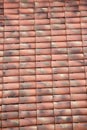 Unique, weathered terracotta roof background