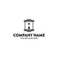 Unique Wedding Logo Royalty Free Stock Photo