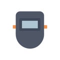 Unique Welding Mask Icon Design