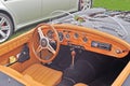 Custom Interior Of MG Roadster Royalty Free Stock Photo