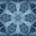 A Unique Winter Snow Abstract Art Background