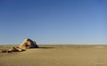 Unique yadan earth surface in the Gobi Desert Royalty Free Stock Photo