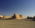 Unique yadan earth surface in the Gobi Desert Royalty Free Stock Photo