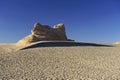Unique yadan earth surface in the Gobi Desert Royalty Free Stock Photo