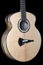 Uniquely Shaped Acoustic Guitar - Spruce top, myrtle side, rosewood bridge