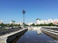 Unirii Boulevard in Bucharest and Parliament House