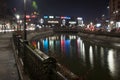 Unirii square by night