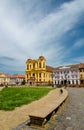 Unirii Square in Timisoara, Romania