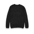 Unisex black sweater isolated on a white