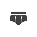 Unisex Underwear vector icon