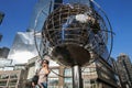 Unisphere sculpture near Time Warner Center.