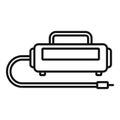 Unit air compressor icon, outline style Royalty Free Stock Photo