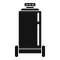 Unit air compressor icon, simple style Royalty Free Stock Photo