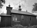 Orthodox Unite church. Artistic look in black and white