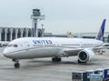 United Airline Boeing 787-10 Dreamliner Royalty Free Stock Photo