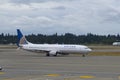 United Airlines Boeing B737 at Seattle Airport, USA