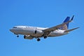 United Airlines Boeing 737-700 In Flight Royalty Free Stock Photo