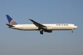 United Airlines Boeing 767-400 Royalty Free Stock Photo