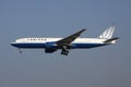 United Airlines Boeing 777-200 Royalty Free Stock Photo