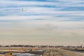 United Airlines 737-800 taking off from Newark Liberty Airport EWR Royalty Free Stock Photo