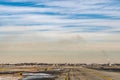 United Airlines 737-800 taking off from Newark Liberty Airport EWR Royalty Free Stock Photo