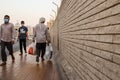 8-09-2020. United Arab Emirates, Abu Dhabi city street during the outbreak of coronavirus. Emarati people life style and city