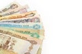 United Arab Emirates cash notes and coins