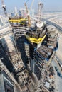 United Arab Emirates, Dubai, 05/21/2015, Damac Towers Dubai by Paramount, construction and building