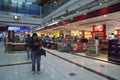 Buyers in Duty free shop of Dubai International Airport Royalty Free Stock Photo