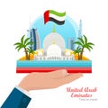 United Arab Emirates Flat Style Vector Concept