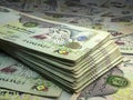 United Arab Emirates money. United Arab Emirates dirham banknotes. 500 AED dirhams bills Royalty Free Stock Photo