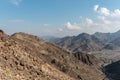 United Arab Emirates mountains view form Wadi Al Qor to Buraq Dam highest place around 800 meters