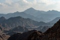 United Arab Emirates mountains view form Wadi Al Qor to Buraq Dam highest place around 800 meters