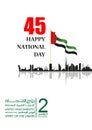 United Arab Emirates UAE National Daybackground